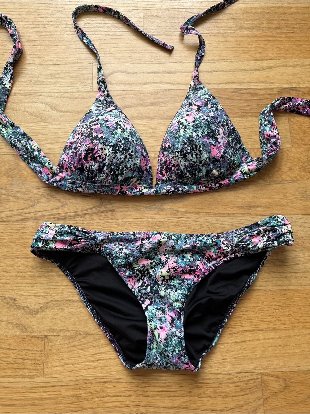 Triangle Bikini Set in Multicolor Floral Print - Women Swim - Victoria Secret